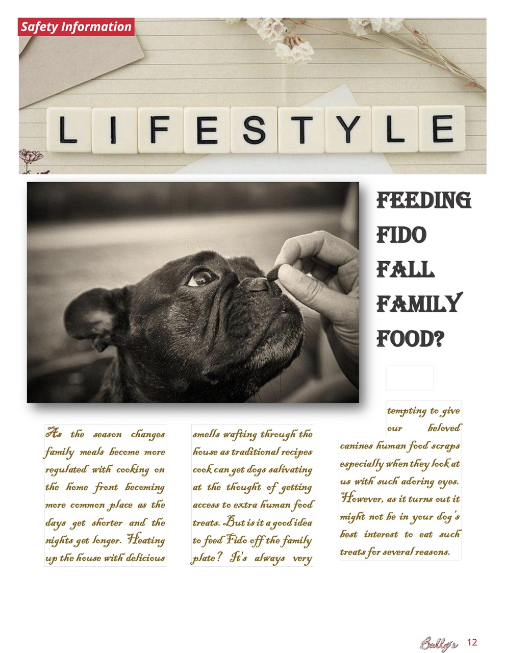 Bully’s - The Bulldog Magazine Preview Pages