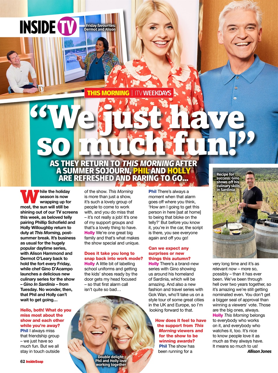 Inside Soap Preview Pages