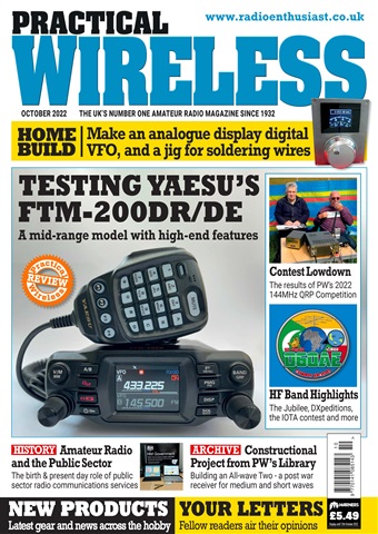 Practical Wireless issue October 2022