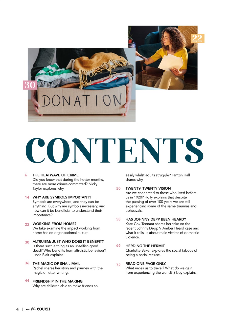 On the Couch Preview Pages