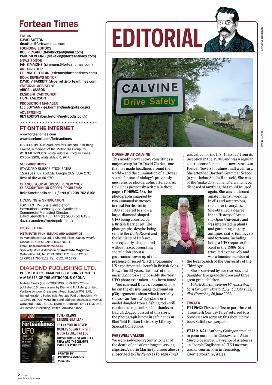 Fortean Times Preview Pages