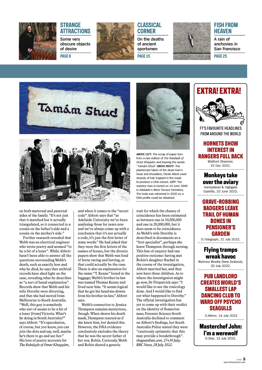 Fortean Times Preview Pages