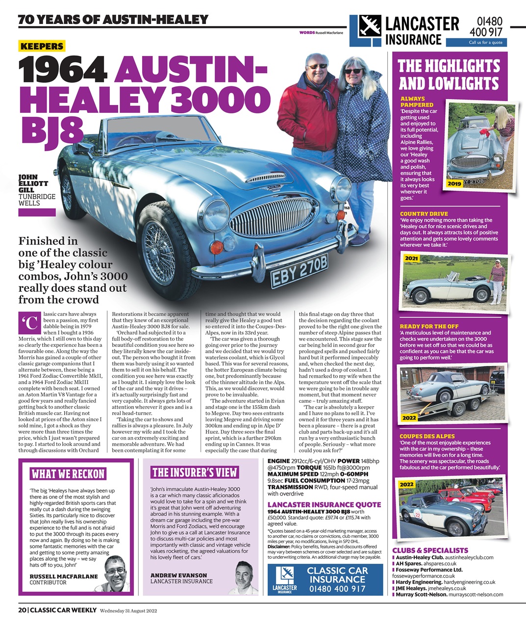 Classic Car Weekly Preview Pages