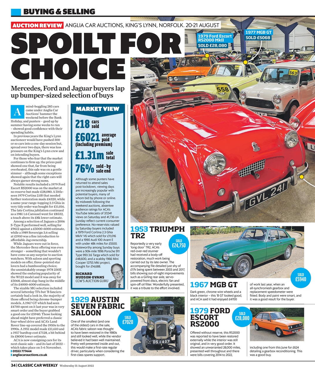 Classic Car Weekly Preview Pages
