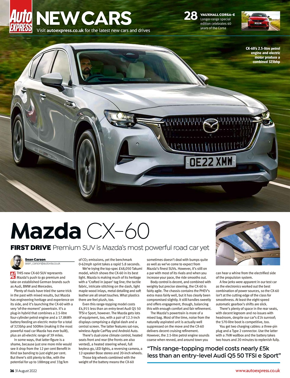 Auto Express Preview Pages