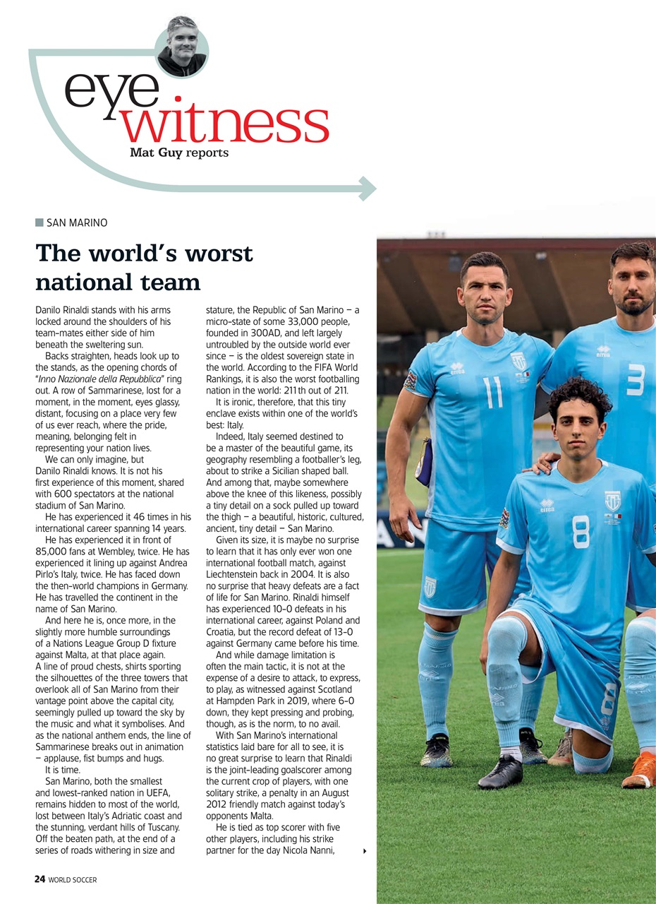 World Soccer Preview Pages