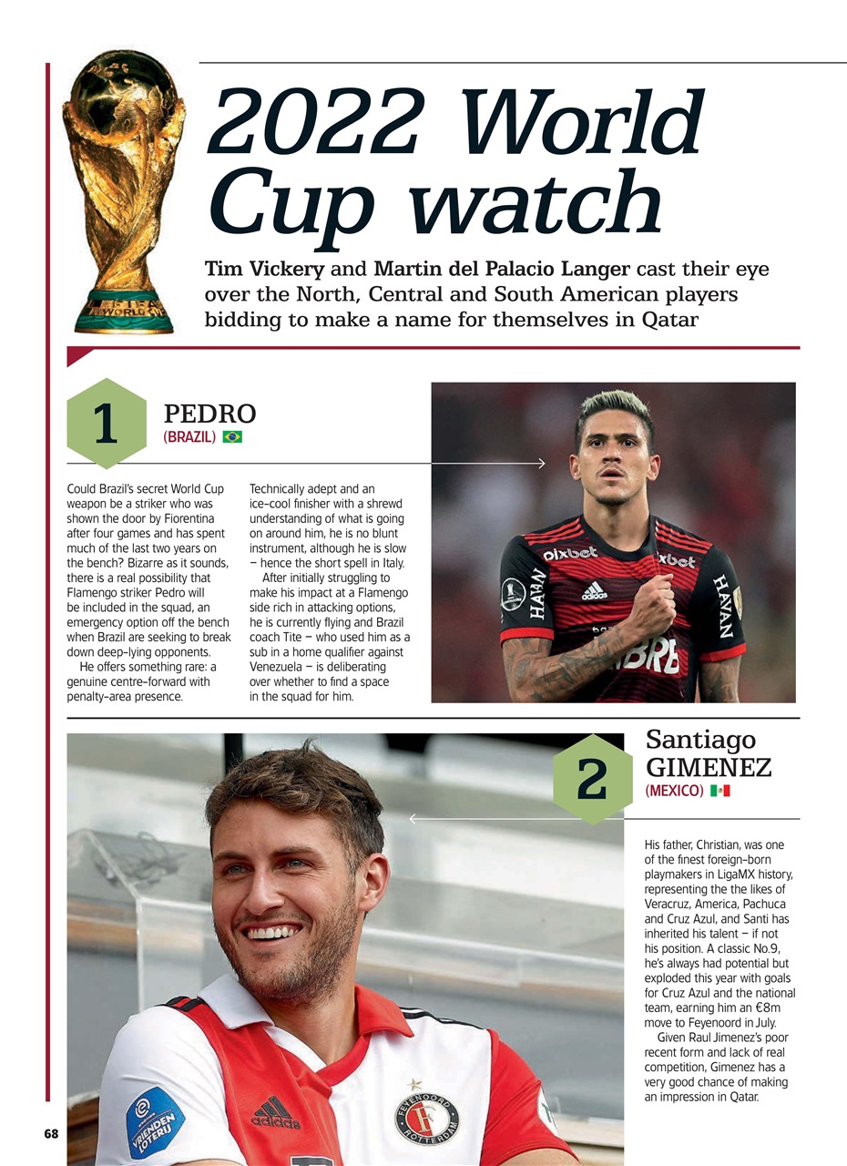 World Soccer Preview Pages