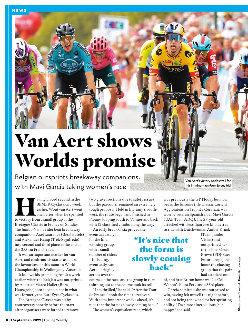 Cycling Weekly Preview Pages