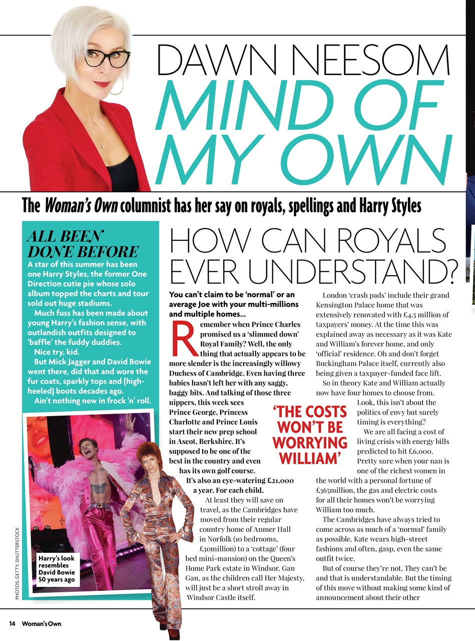 Woman's Own Preview Pages