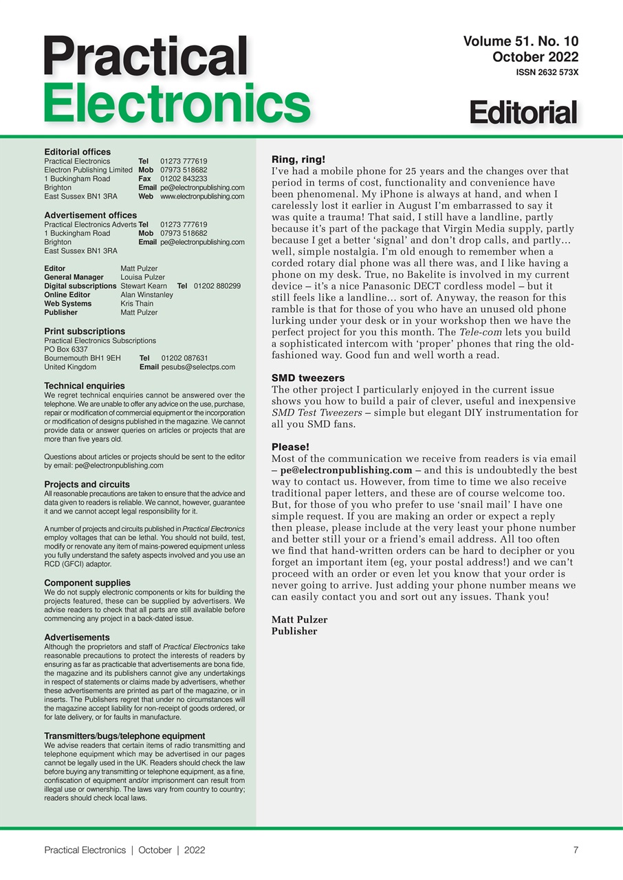 Practical Electronics Preview Pages