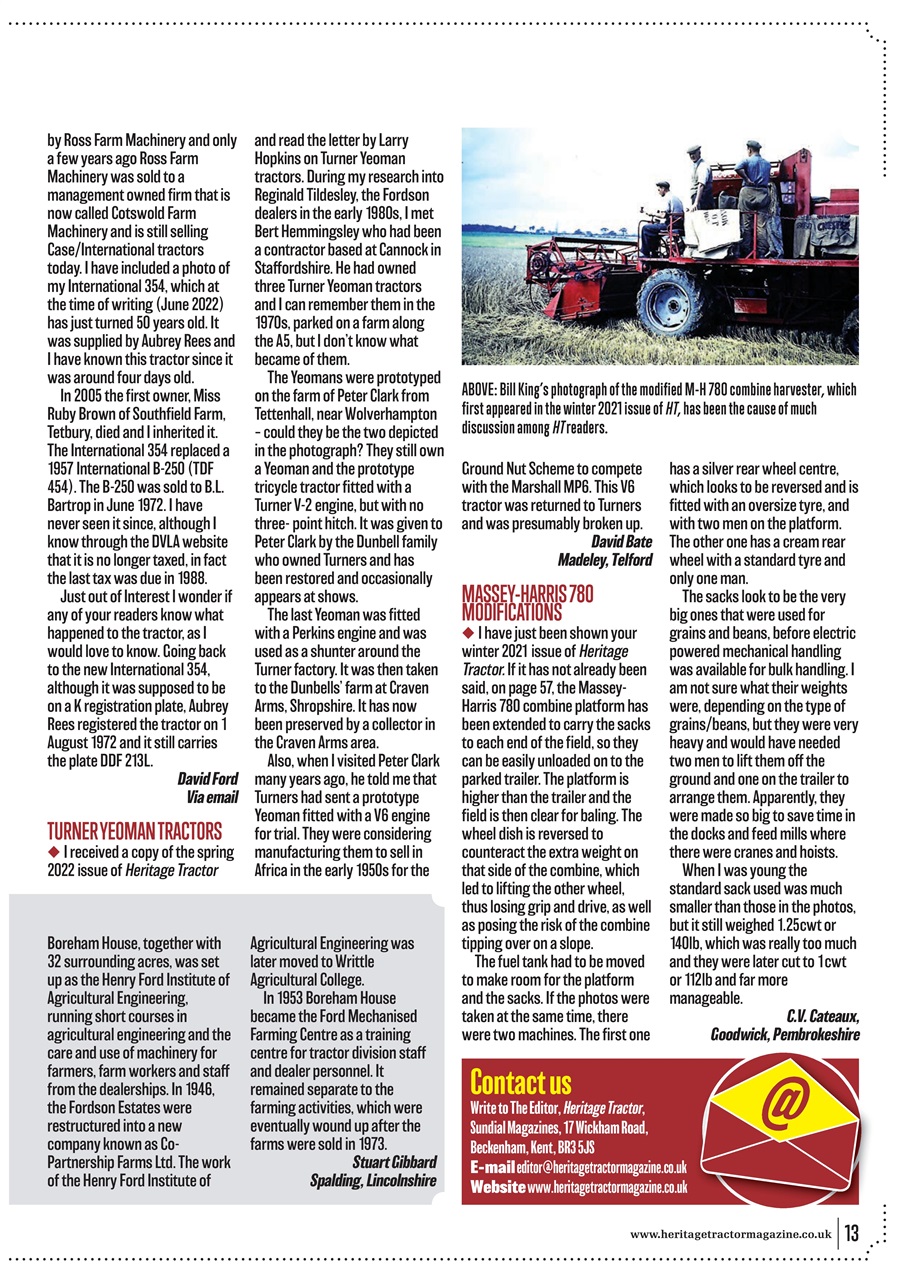 Classic Tractor Preview Pages