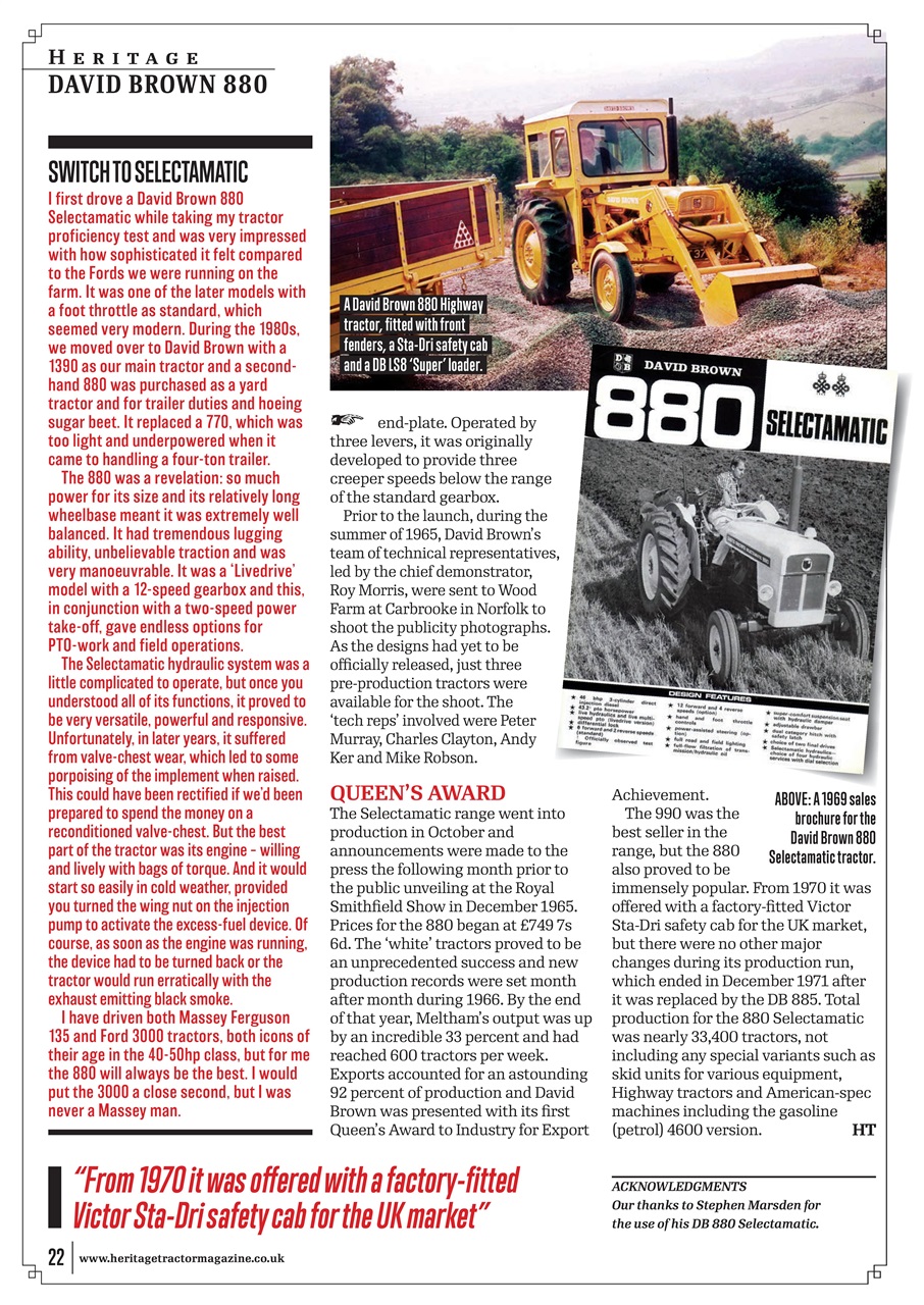Classic Tractor Preview Pages