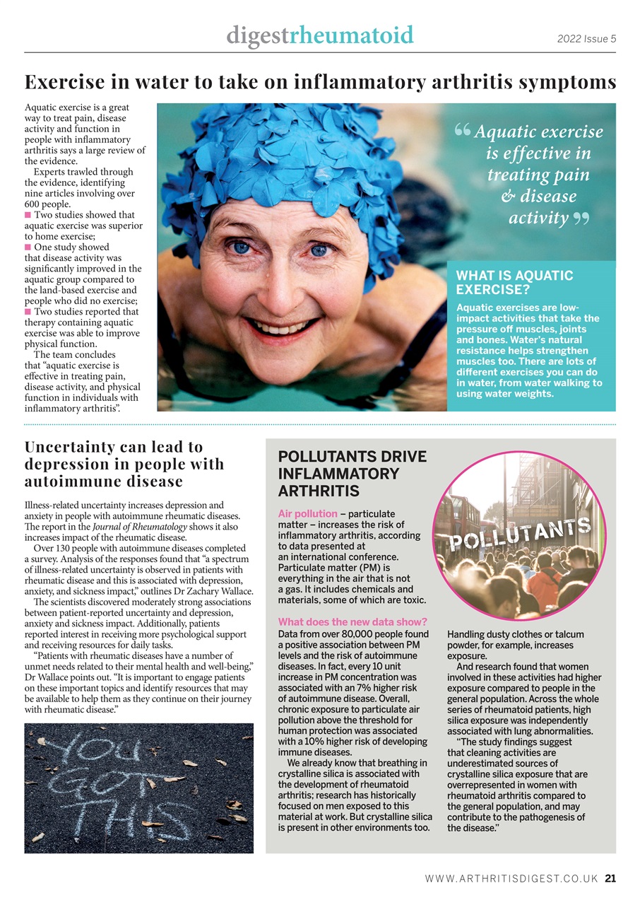 Arthritis Digest Preview Pages