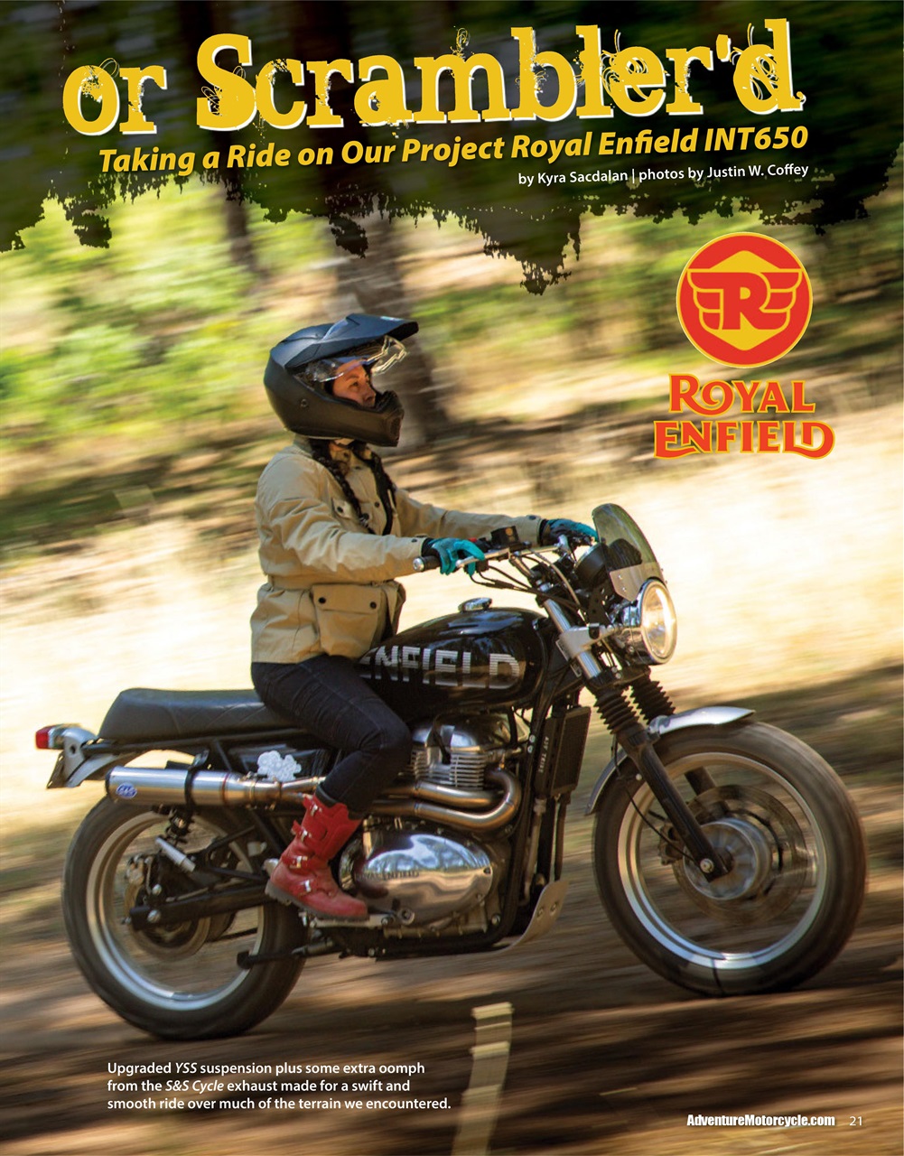 Adventure Motorcycle Preview Pages