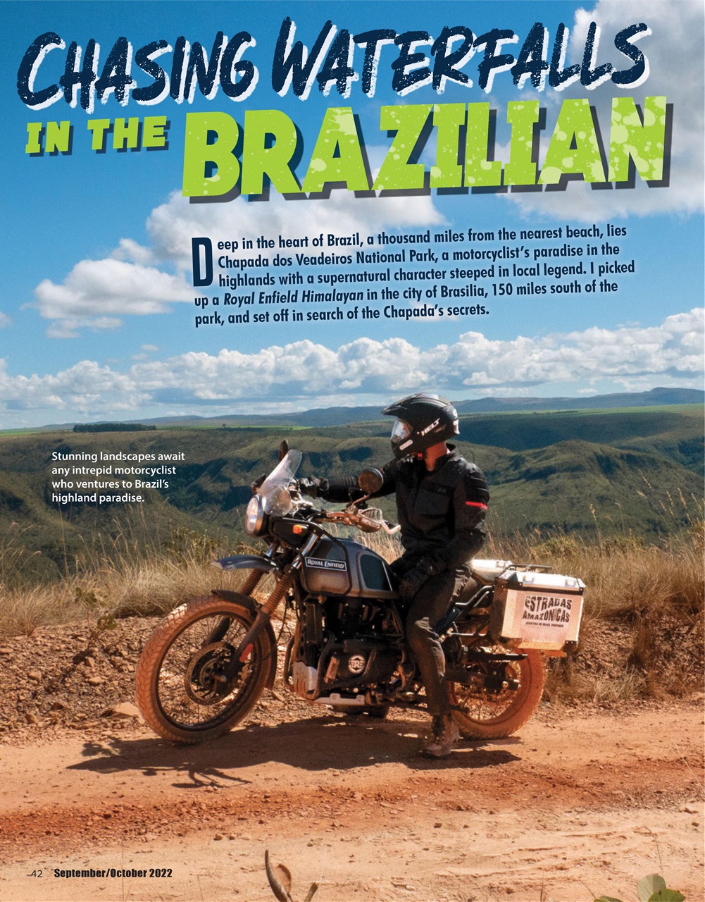 Adventure Motorcycle Preview Pages