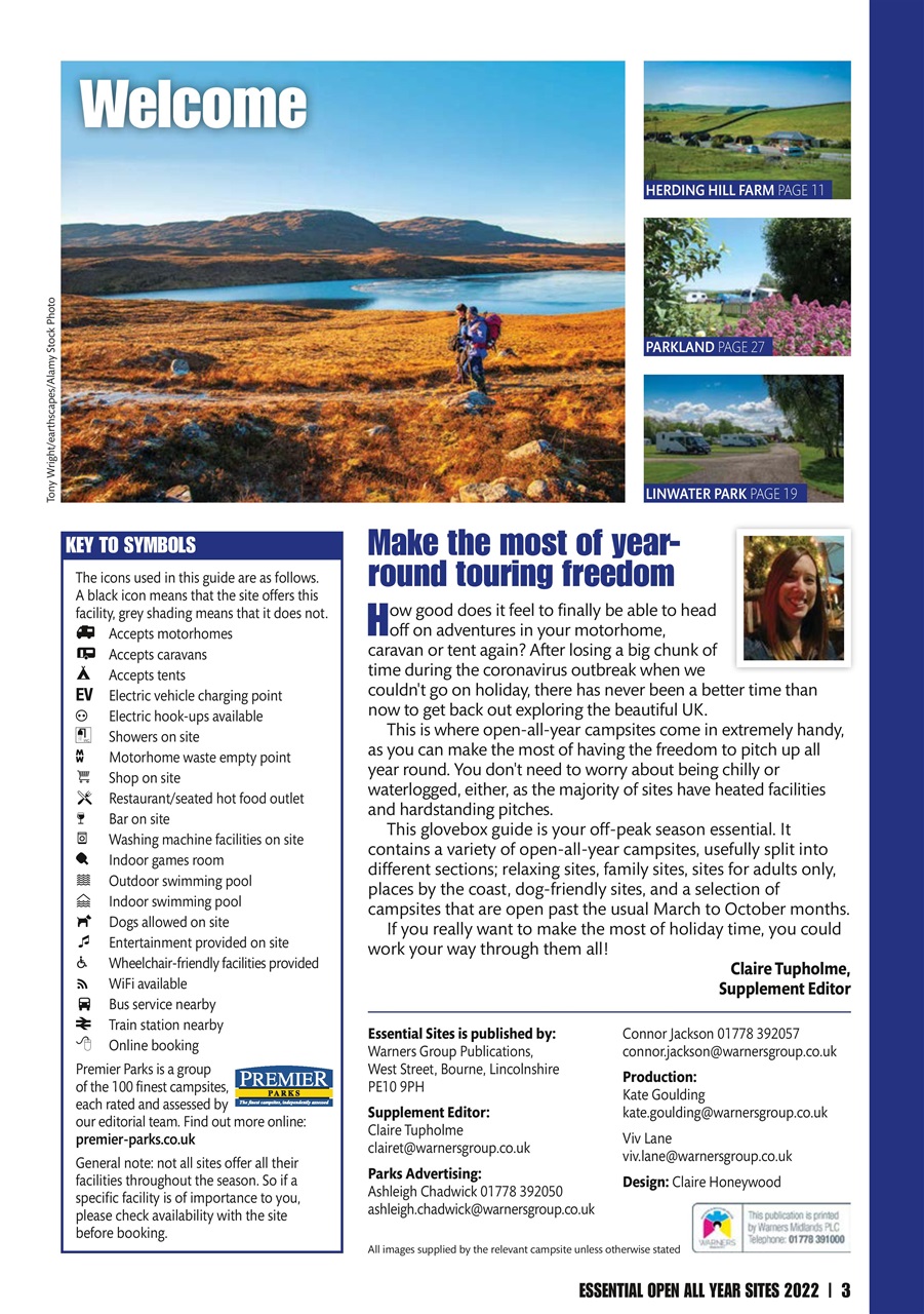 Campsite Finder Preview Pages