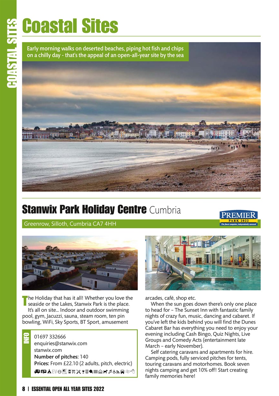 Campsite Finder Preview Pages