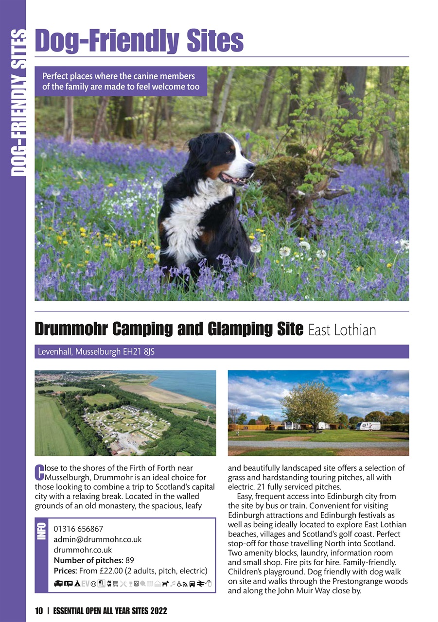 Campsite Finder Preview Pages