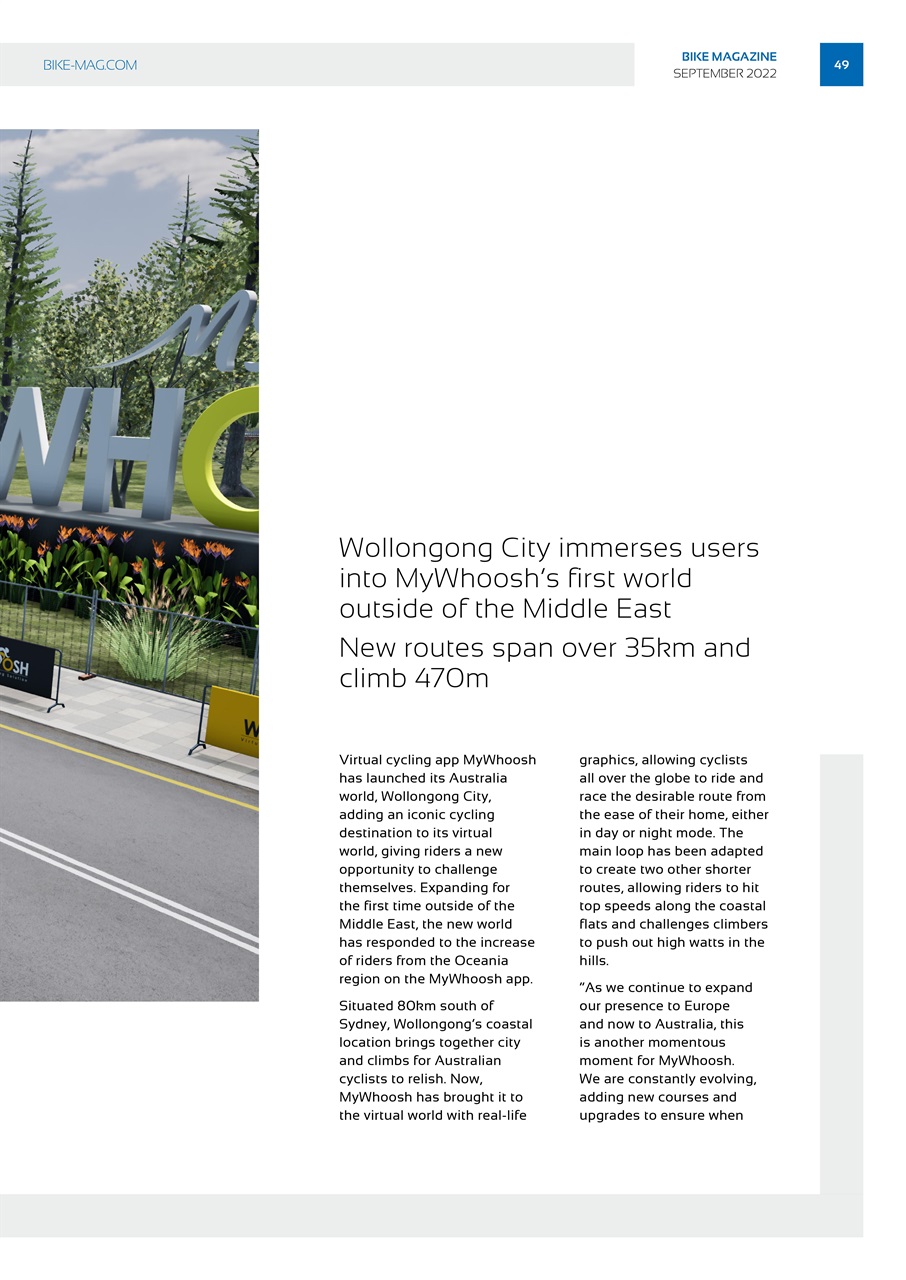 BIKE Magazine Preview Pages