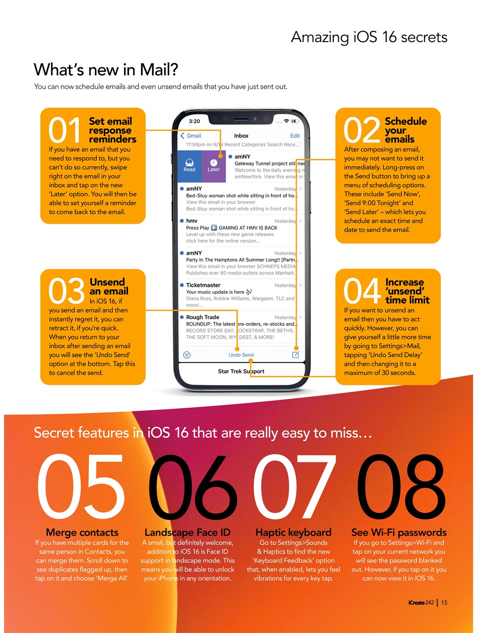iCreate Preview Pages