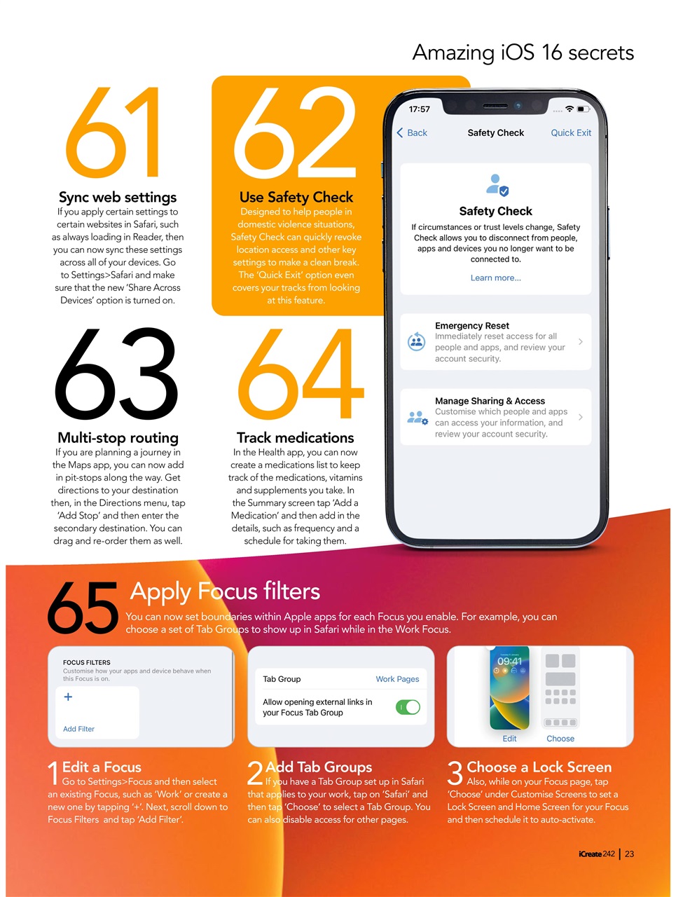 iCreate Preview Pages