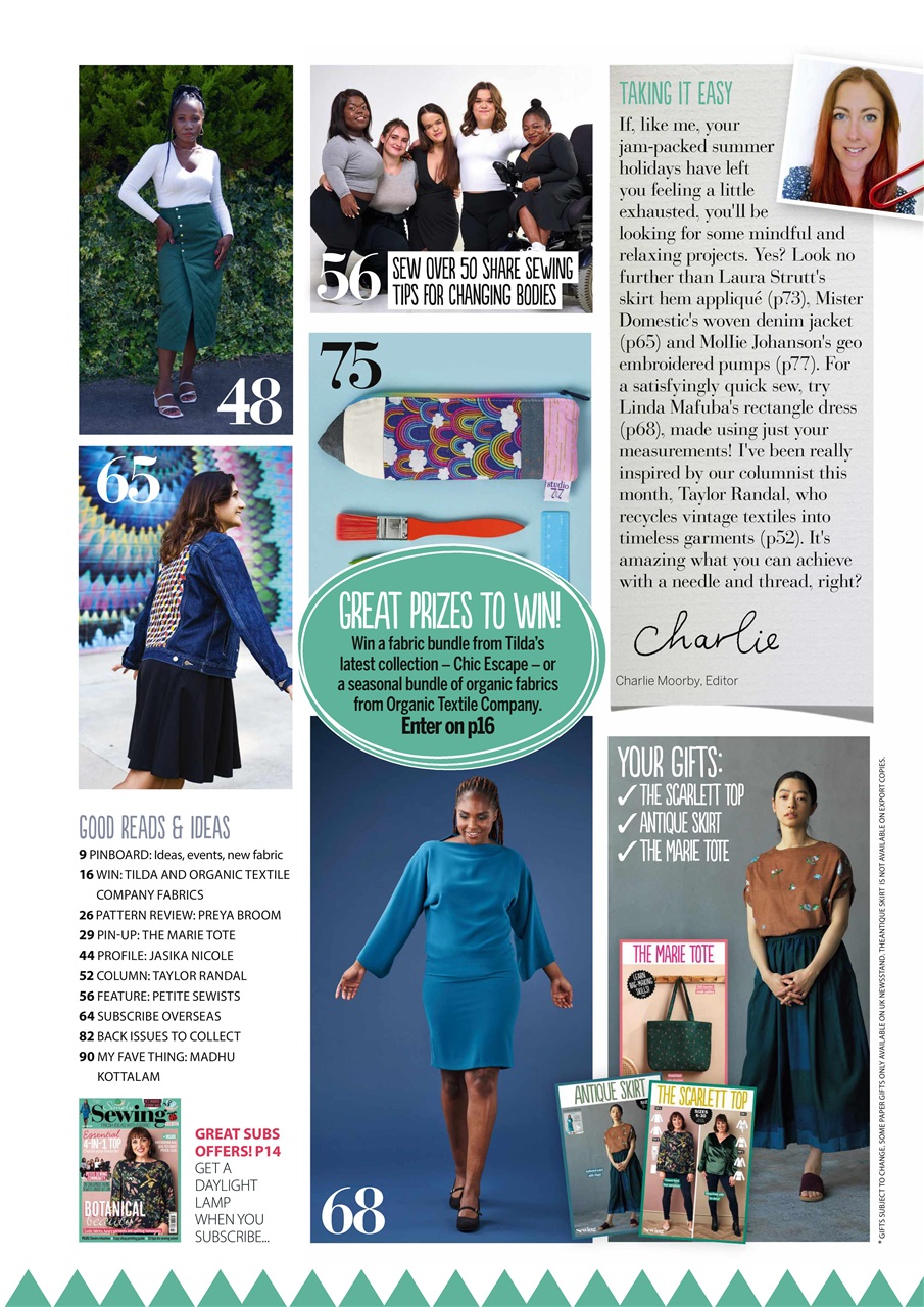 Simply Sewing Preview Pages