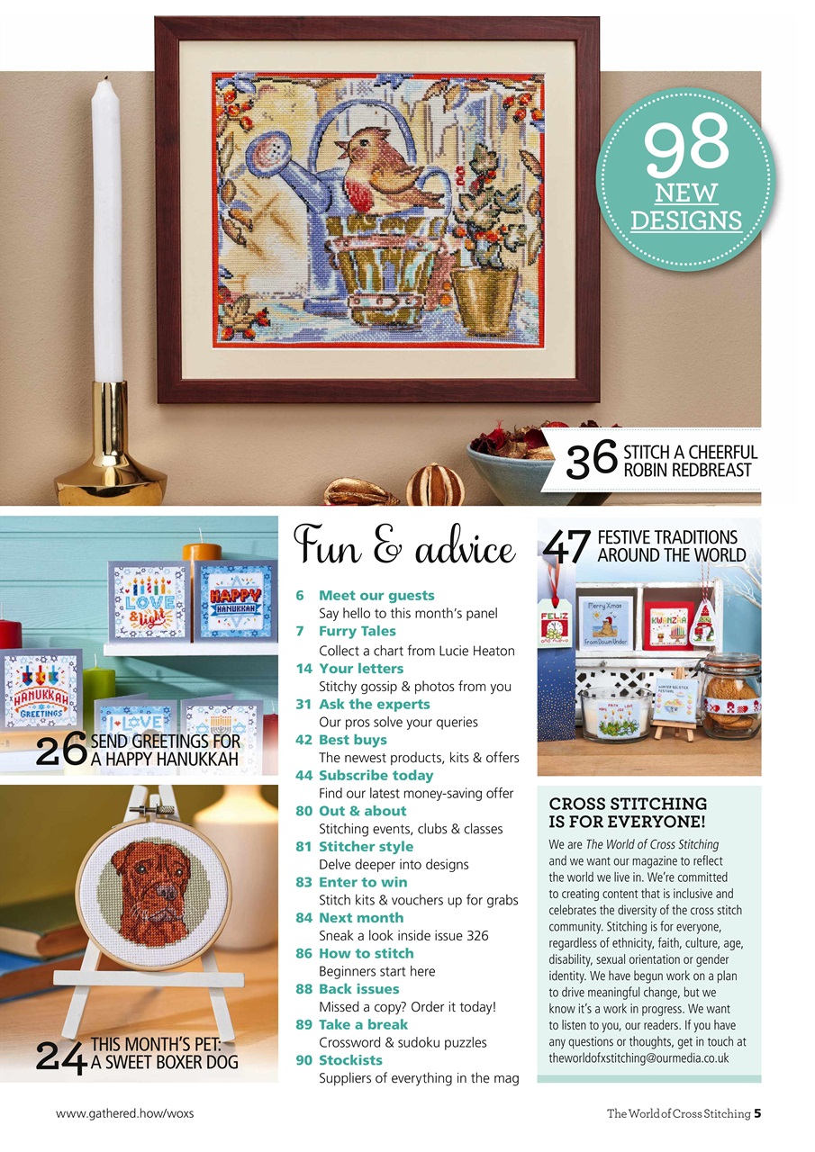 The World of Cross Stitching Preview Pages