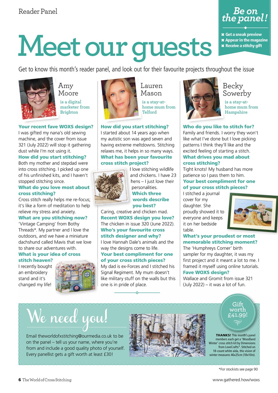 The World of Cross Stitching Preview Pages