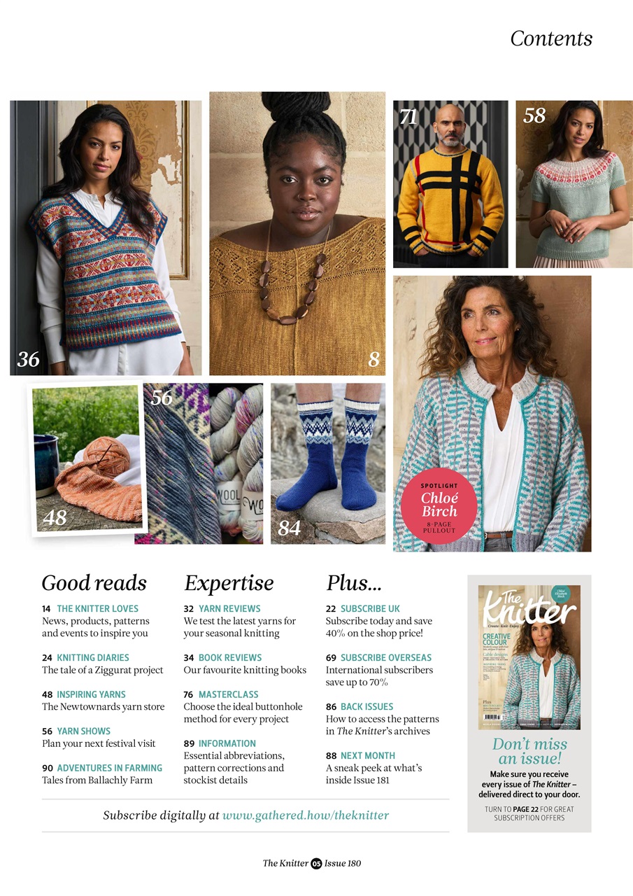 The Knitter Preview Pages