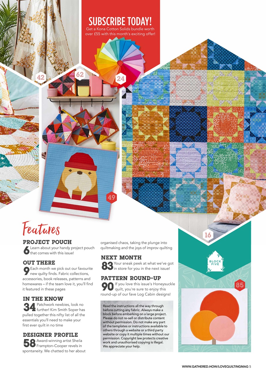 Love Patchwork & Quilting Preview Pages