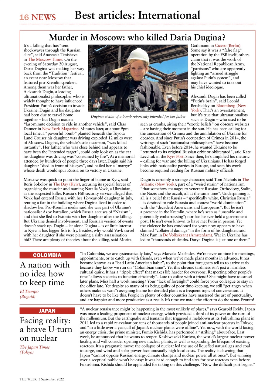 The Week Preview Pages