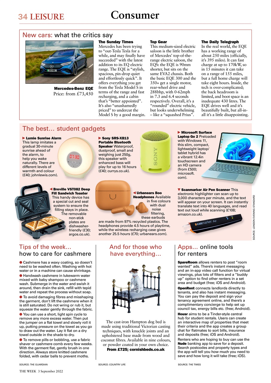 The Week Preview Pages