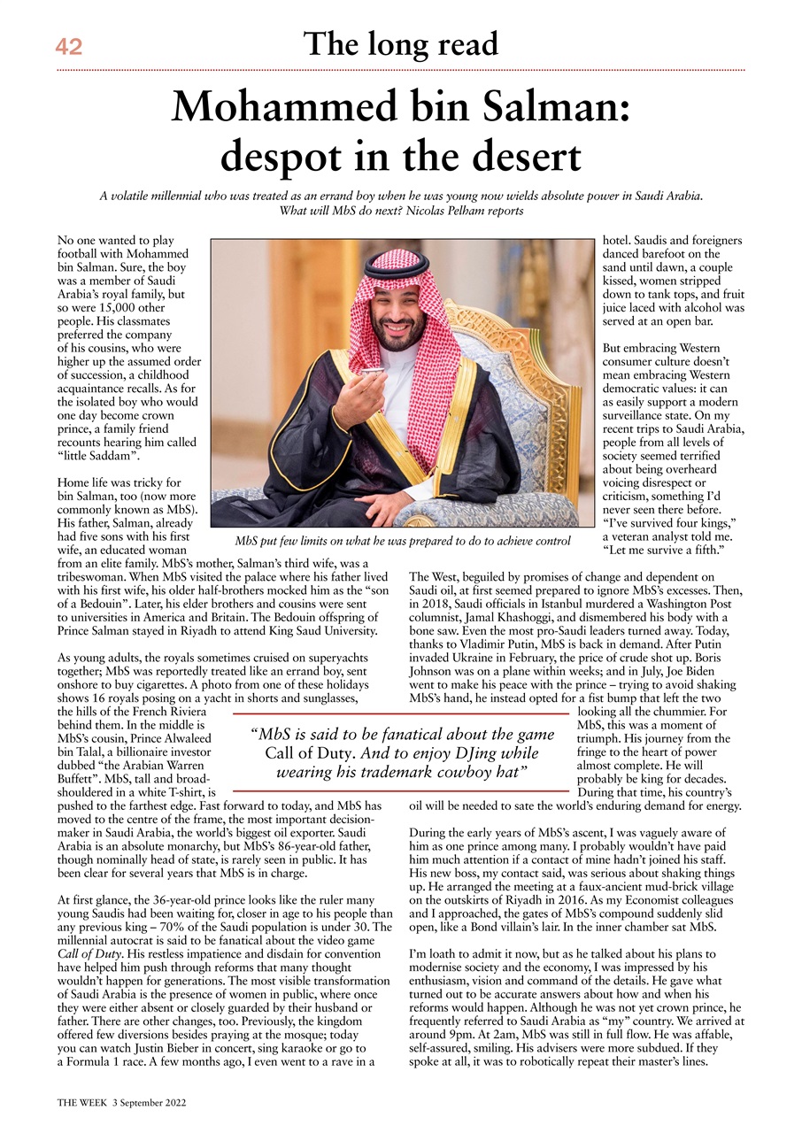 The Week Preview Pages