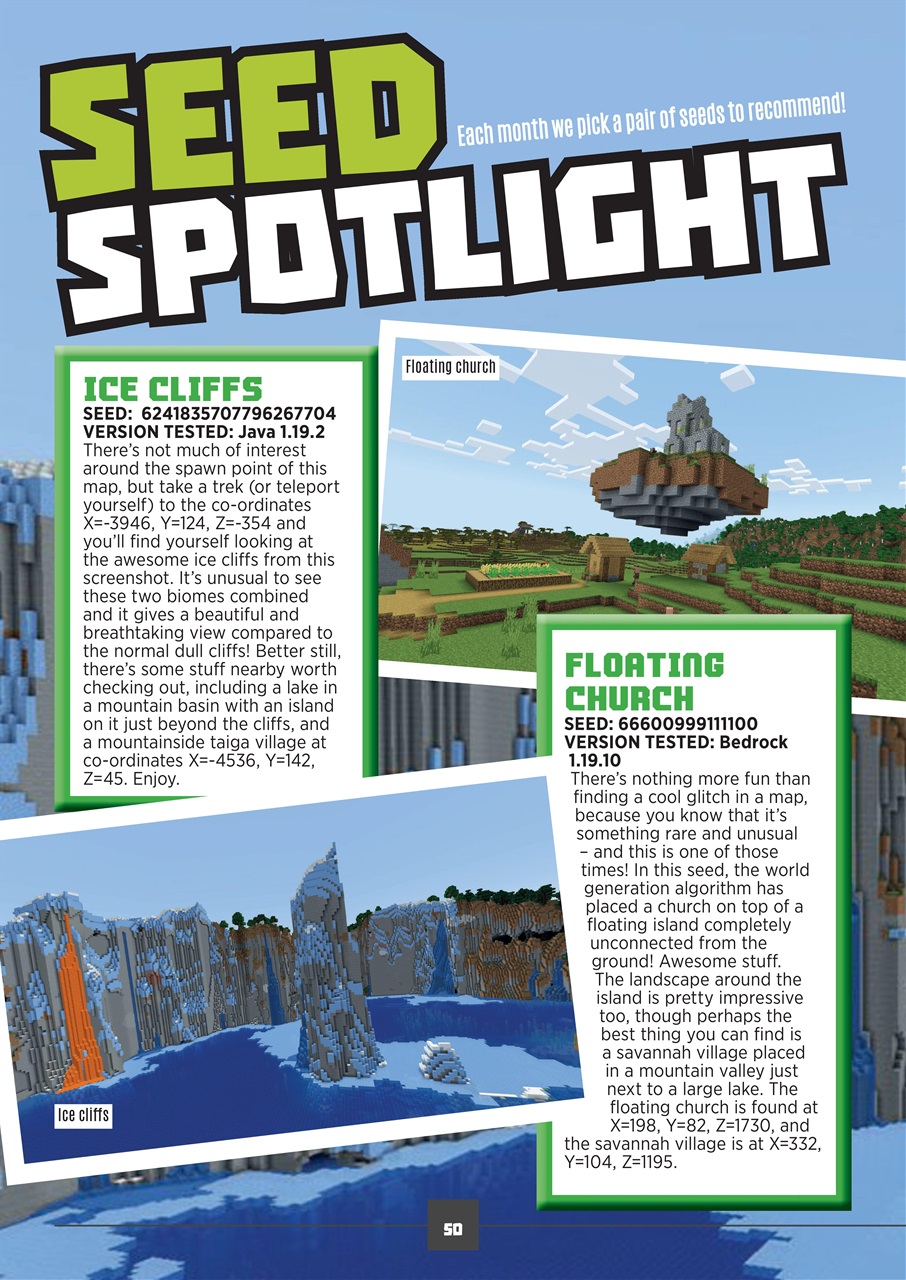 Minecraft World Preview Pages