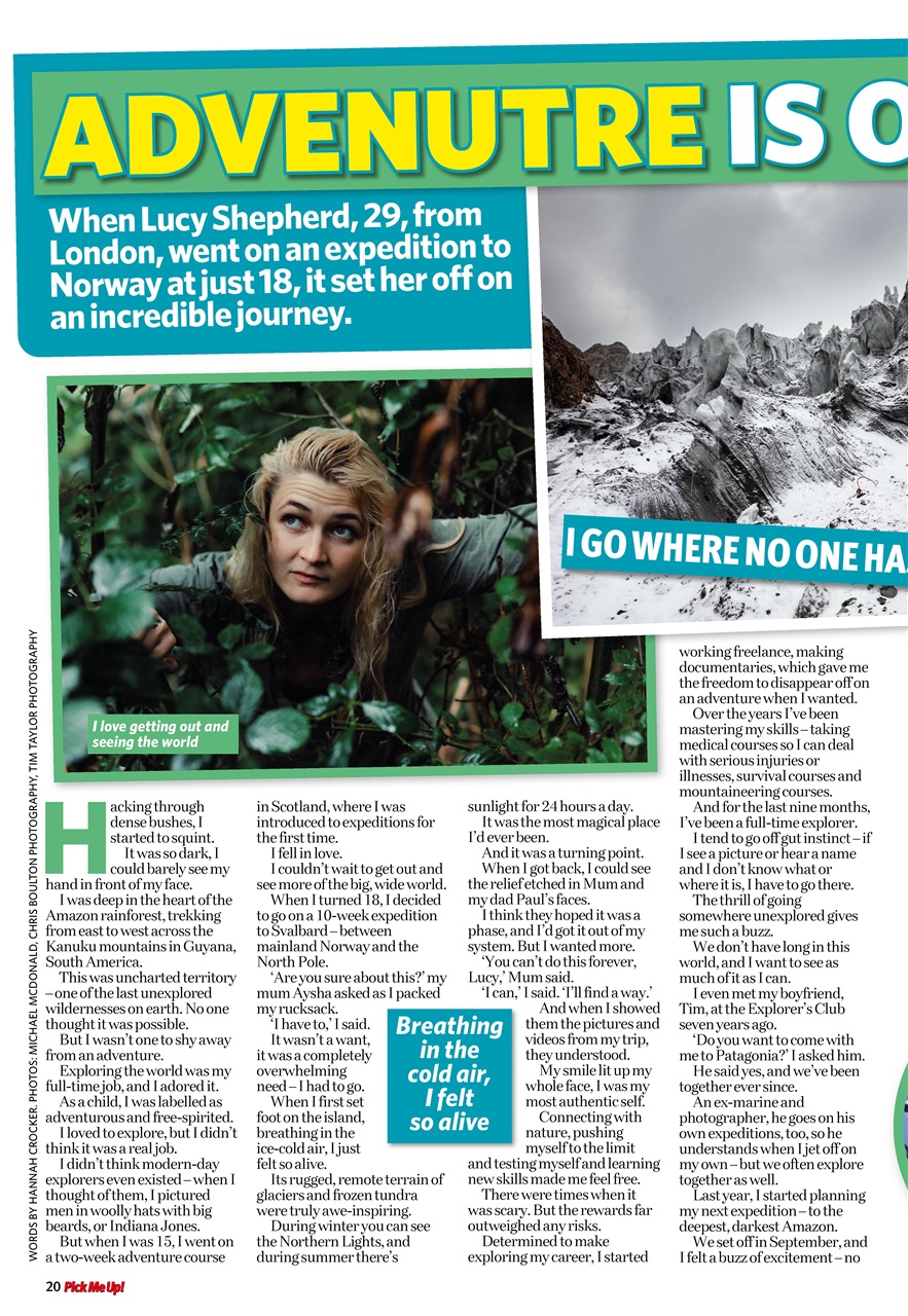 Pick Me Up Preview Pages