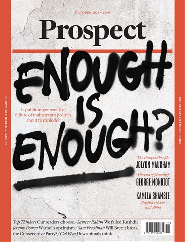 Prospect Magazine issue October 2022