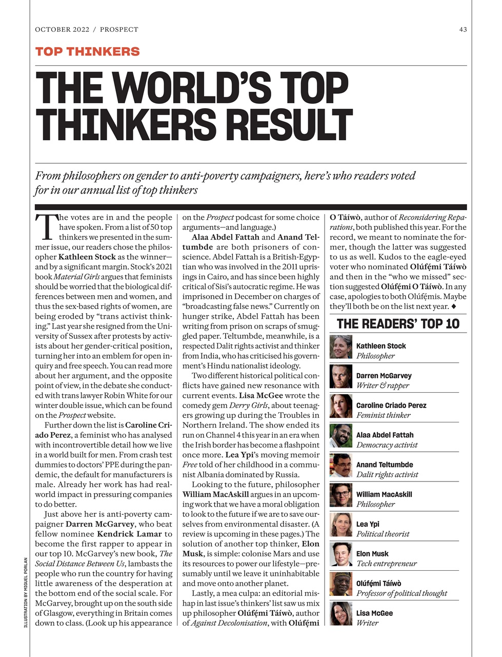 Prospect Magazine Preview Pages