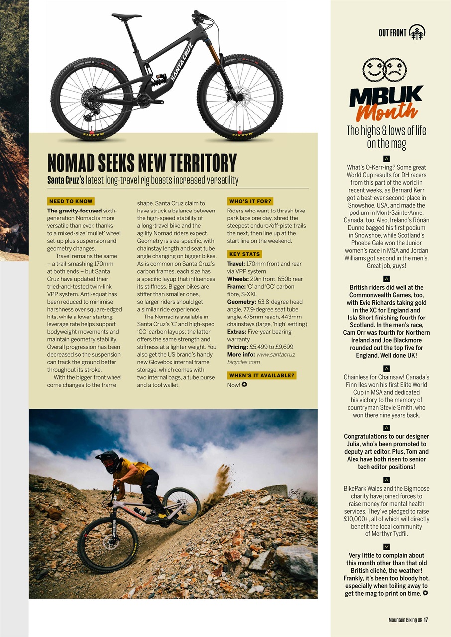Mountain Biking UK Preview Pages
