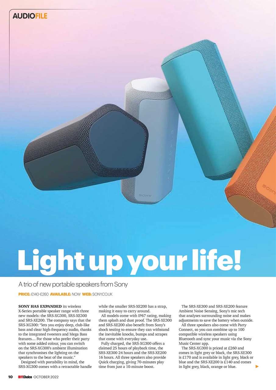 Hi-Fi Choice Preview Pages