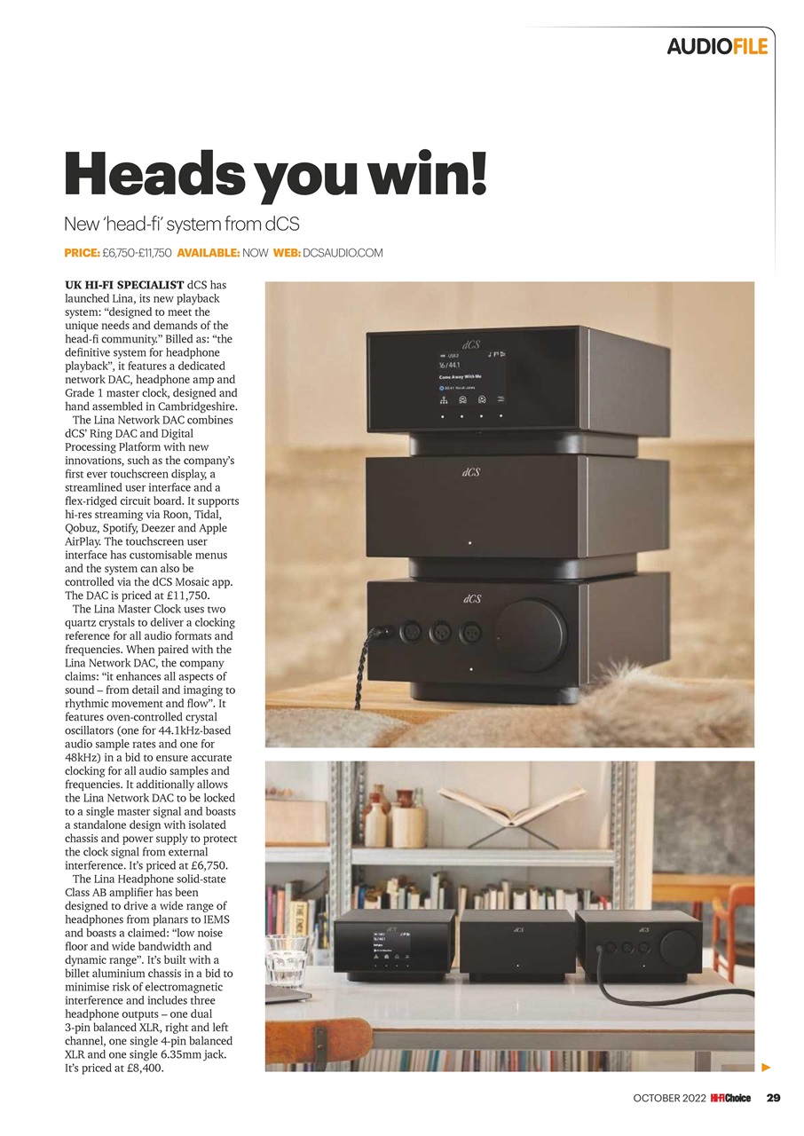 Hi-Fi Choice Preview Pages