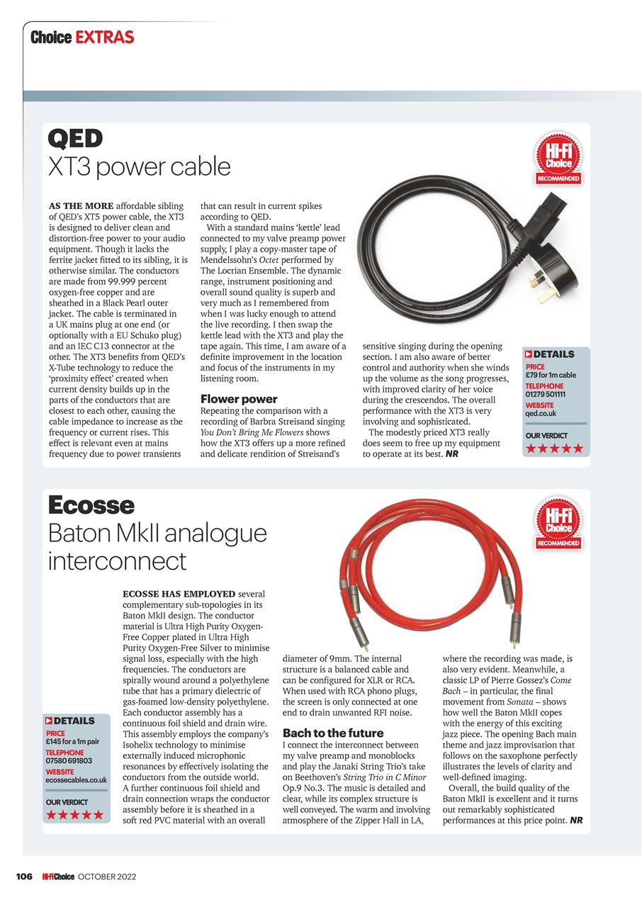 Hi-Fi Choice Preview Pages