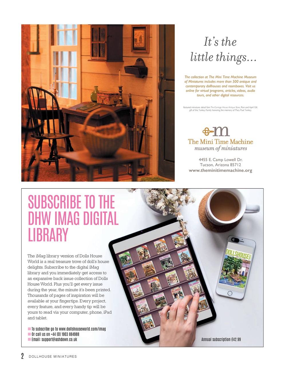 Dollhouse Miniatures Preview Pages