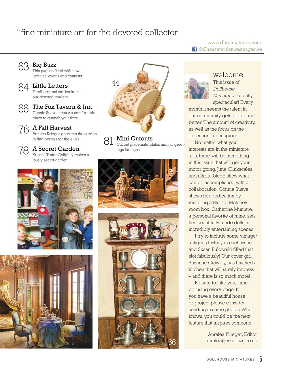 Dollhouse Miniatures Preview Pages