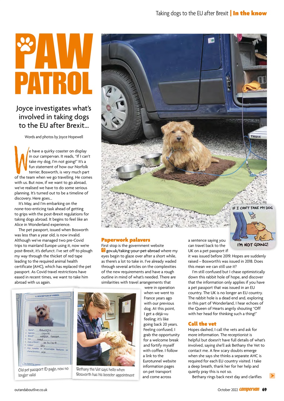 Campervan Preview Pages