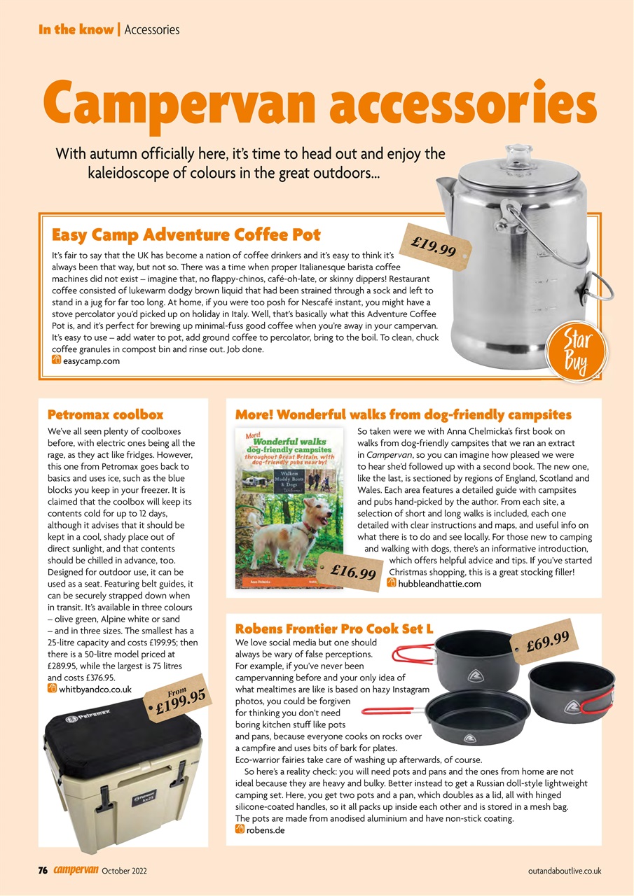 Campervan Preview Pages