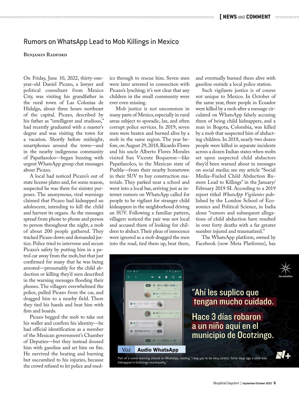 Skeptical Inquirer Preview Pages