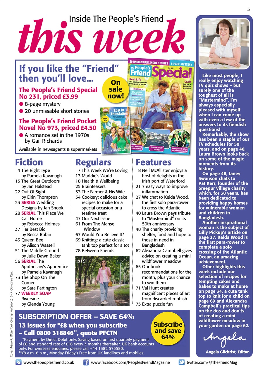 The People’s Friend Preview Pages