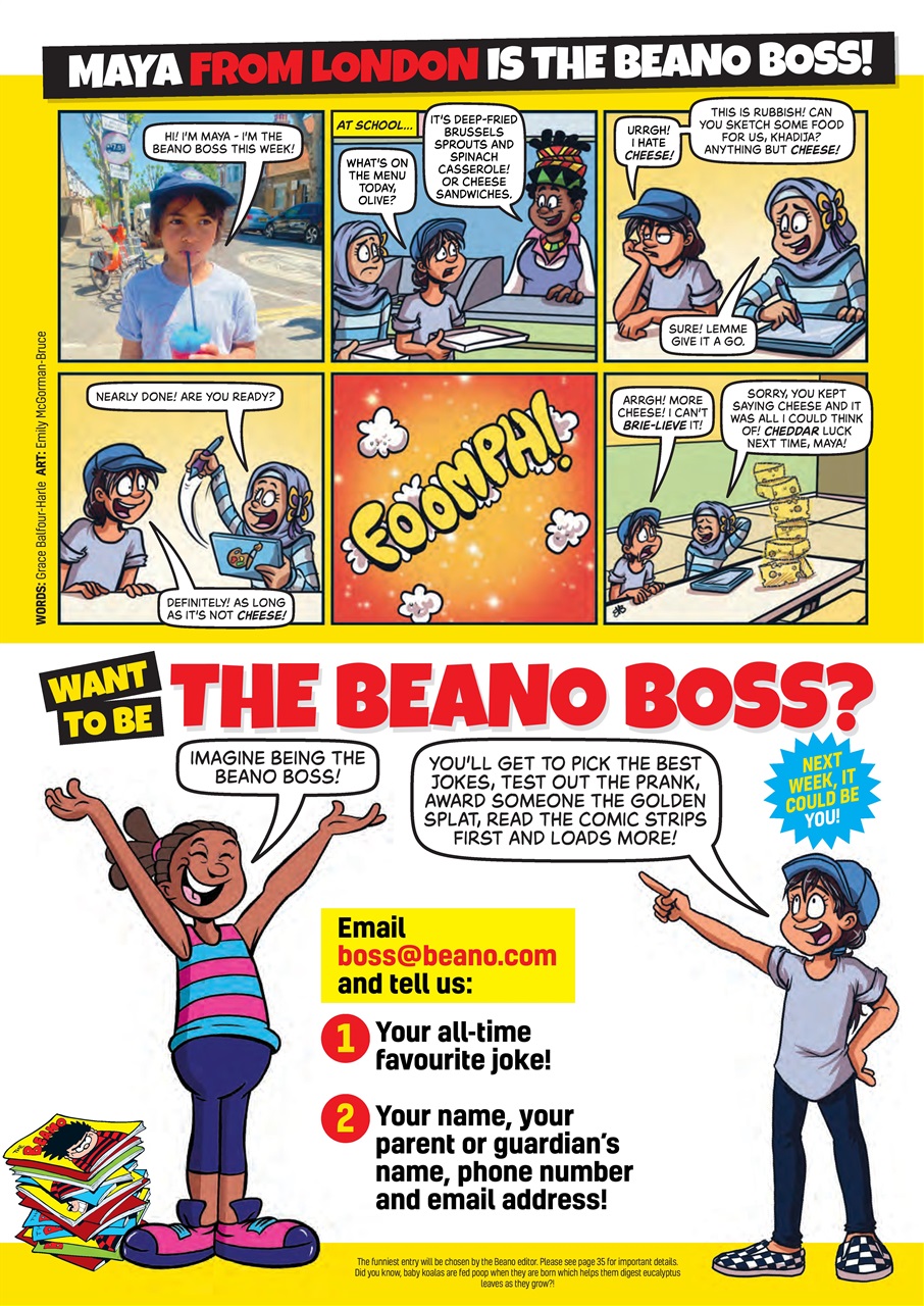 Beano Preview Pages
