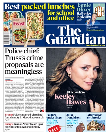 The Guardian Newspaper issue Saturday, September 3, 2022