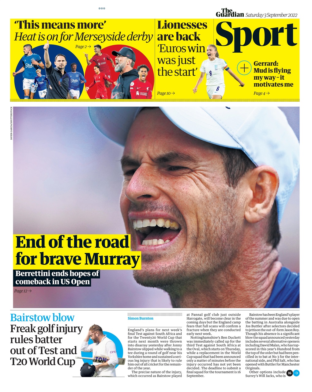 The Guardian Newspaper Preview Pages